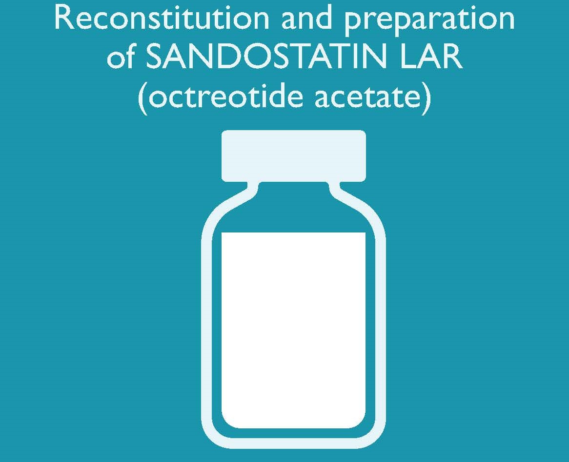 Preview image. Reconstitution and preparation of SANDOSTATIN LAR guide for HCPs.